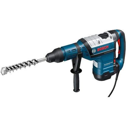 Bosch PRO Bohrhammer GBH 8-45 DV (Leistung 1.500 Watt, Bohr-Ø in Beton mit Hammerbohrern: 12-45mm, Schlagenergie max.: 12,5 J, SDS-max., inkl. Fetttube, Zusatzhandgriff, Handwerkoffer) Corded Electric