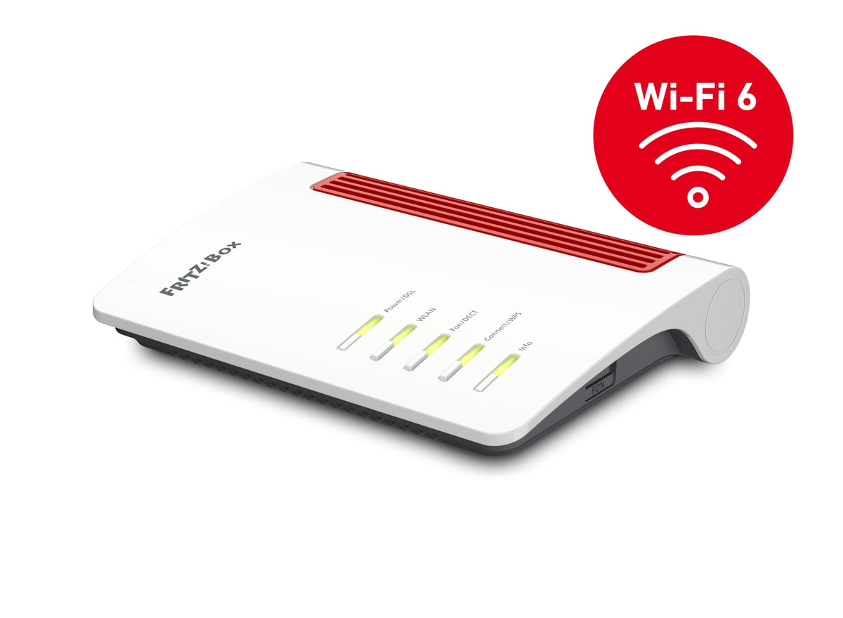 FRITZ!Box 7530 AX – WLAN Router mit Wi-Fi 6, VDSL Supervectoring & Mesh