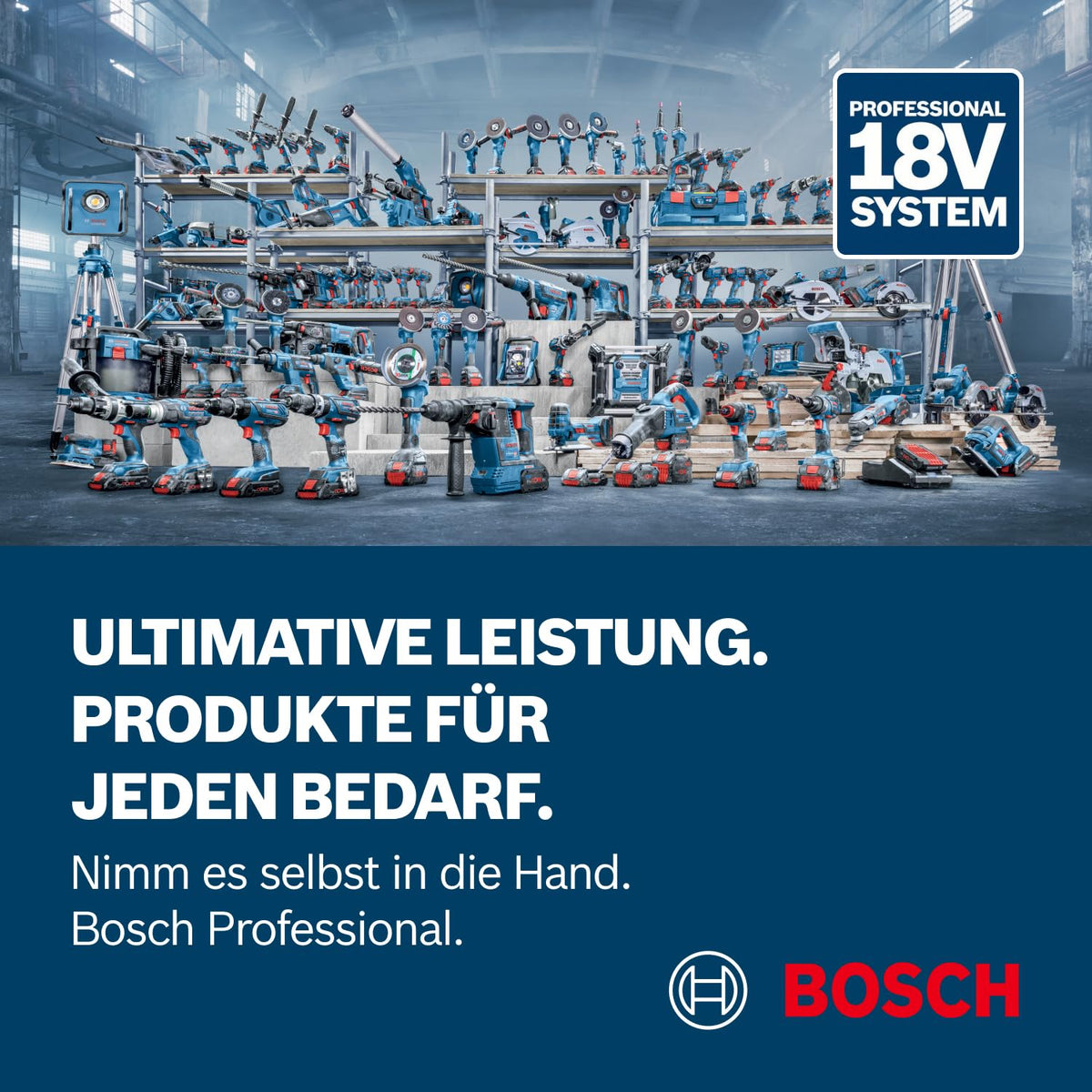 Bosch Professional 18V System Akku Bohrhammer GBH 18V-22 (mit SDS plus, inkl. 2x 4.0Ah Akku, Schnellladegerät GAL 18V-40, L-BOXX)